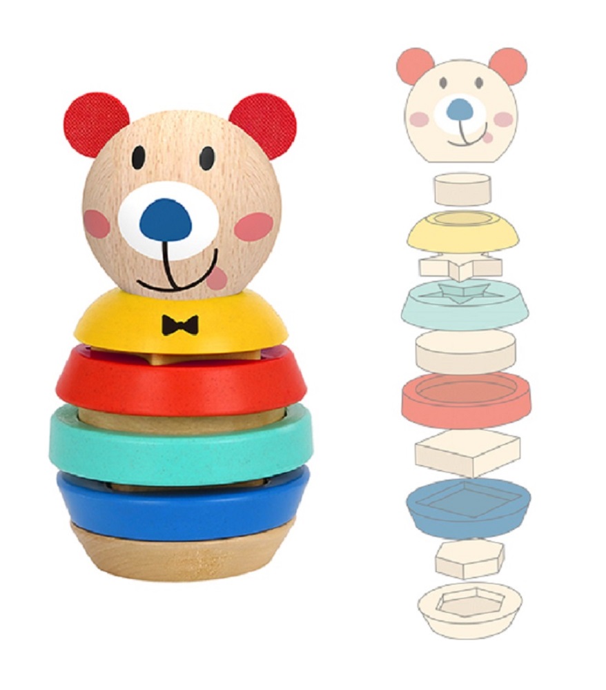 Игрушка Tooky Toy пирамидка - фото 2