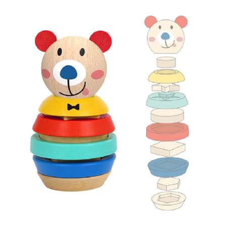 Игрушка Tooky Toy пирамидка