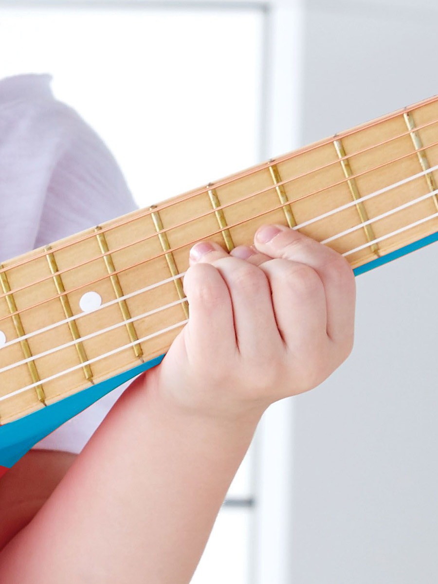 Игрушка музыкальная Hape Голубая лагуна гитара - фото 4