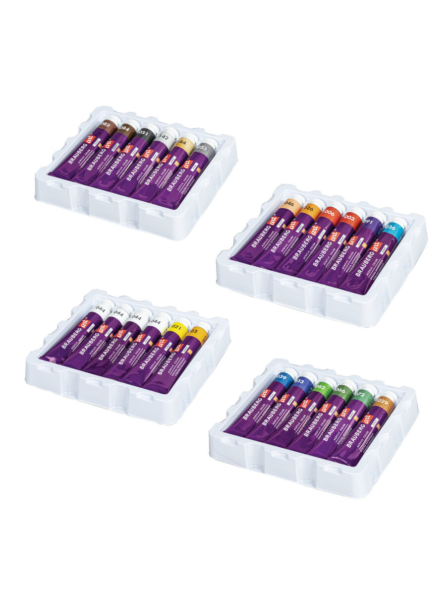 Краски акриловые Brauberg 24 цв. - фото 8