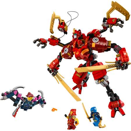 Конструктор LEGO NINJAGO Мех альпинист-ниндзя Кая блочный