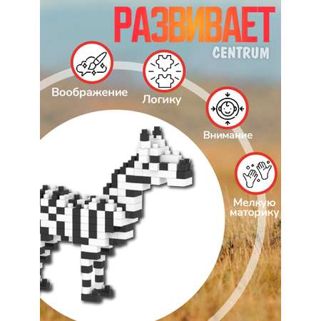 Конструктор CENTRUM Зебра блочный