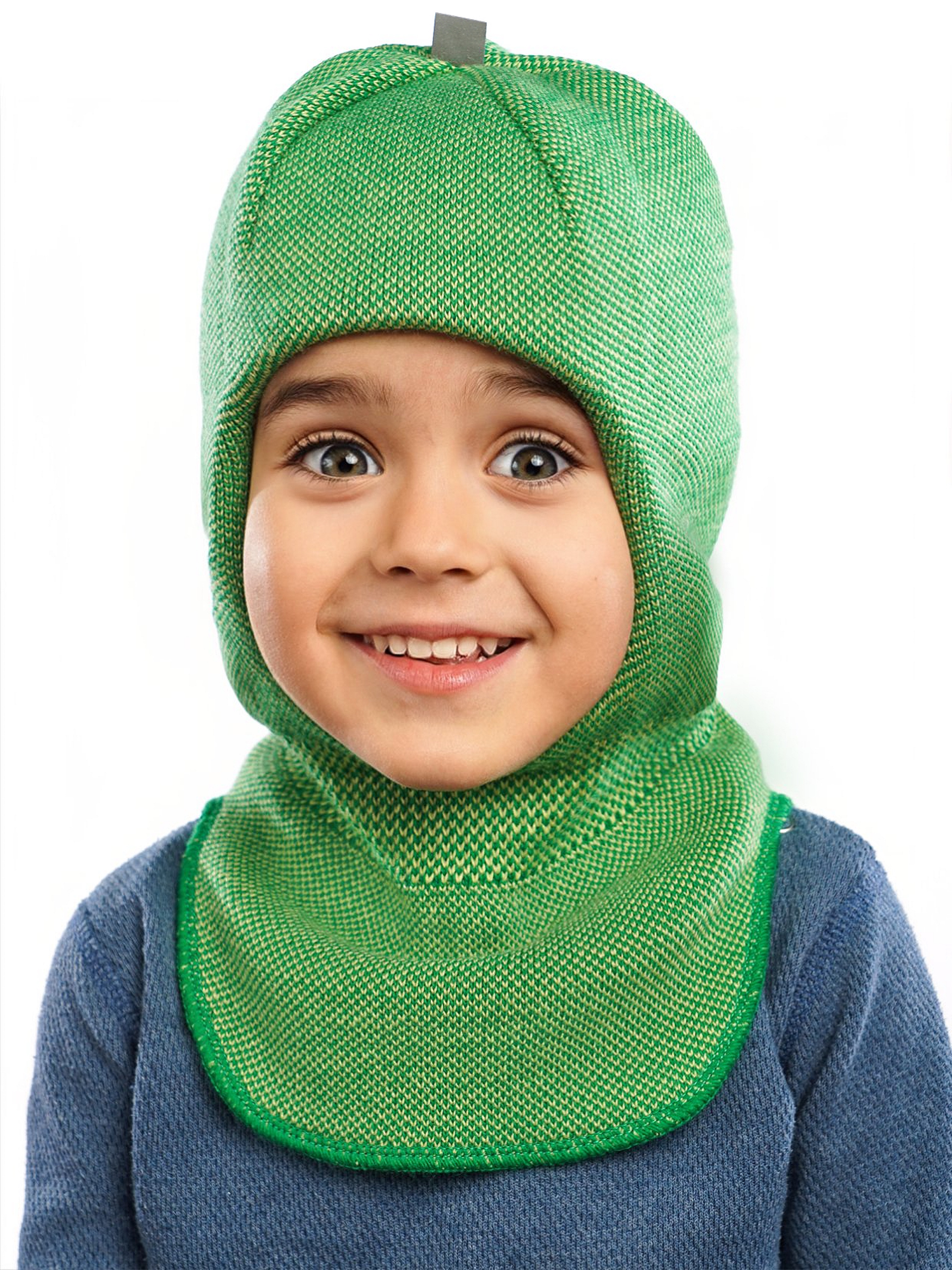 Шапка-шлем ПриКиндер U-W_233730 Цвет: Салатовый/желтый - фото 1