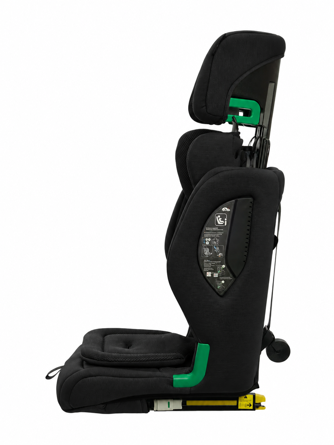 Автокресло BabyGo Flex Isofix 1/2/3 (9-36 кг) черный - фото 14