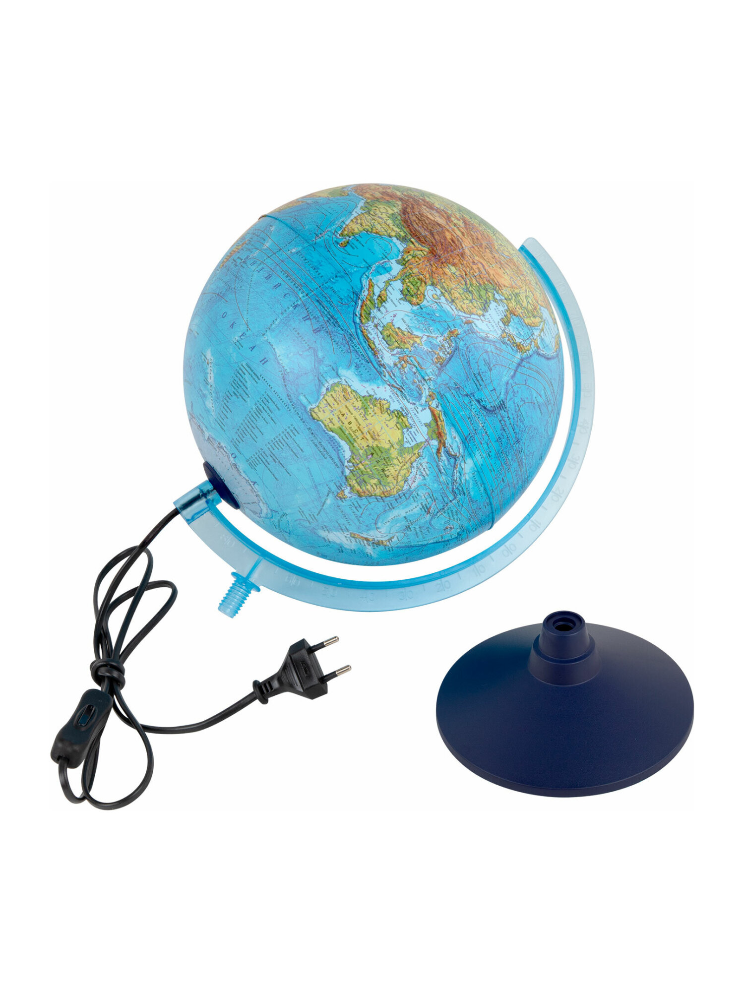 Глобус Globen интерактивный физический политический с подсветкой и VR очками 32 см - фото 30