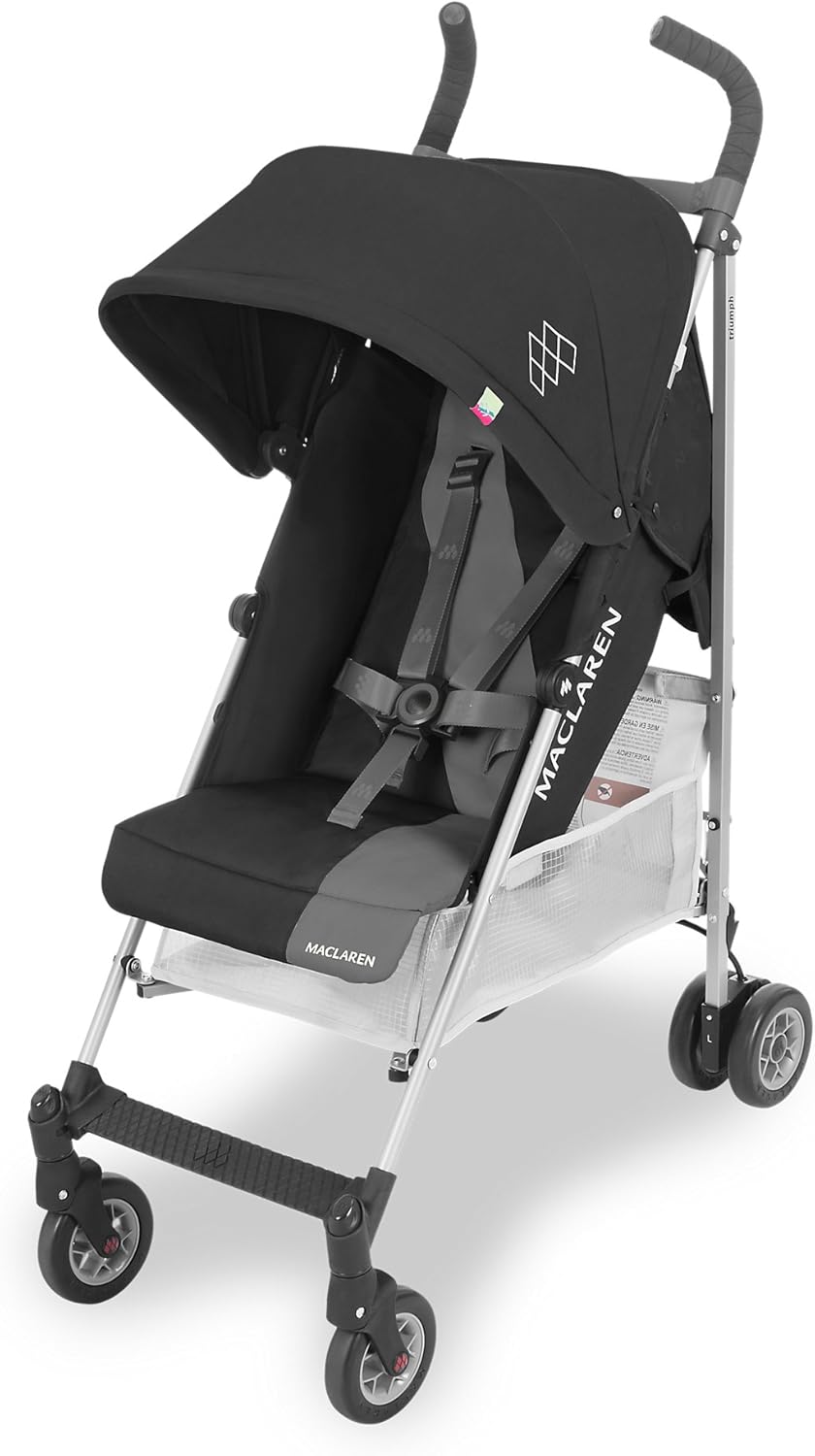 Коляска прогулочная Maclaren Triumph Black/Charcoal - фото 8