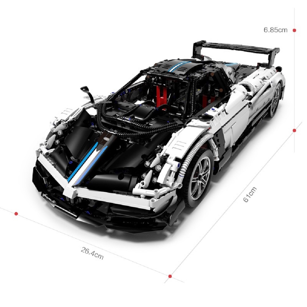 Конструктор Rastar Pagani Huayra BC блочный - фото 6