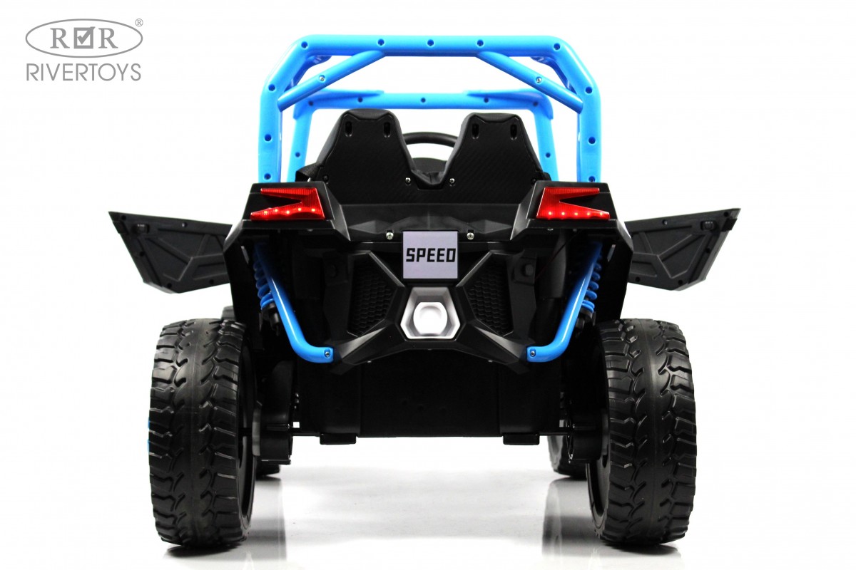 Электромобиль RIVERTOYS F888FF-A-BLUE С пультом ДУ - фото 14