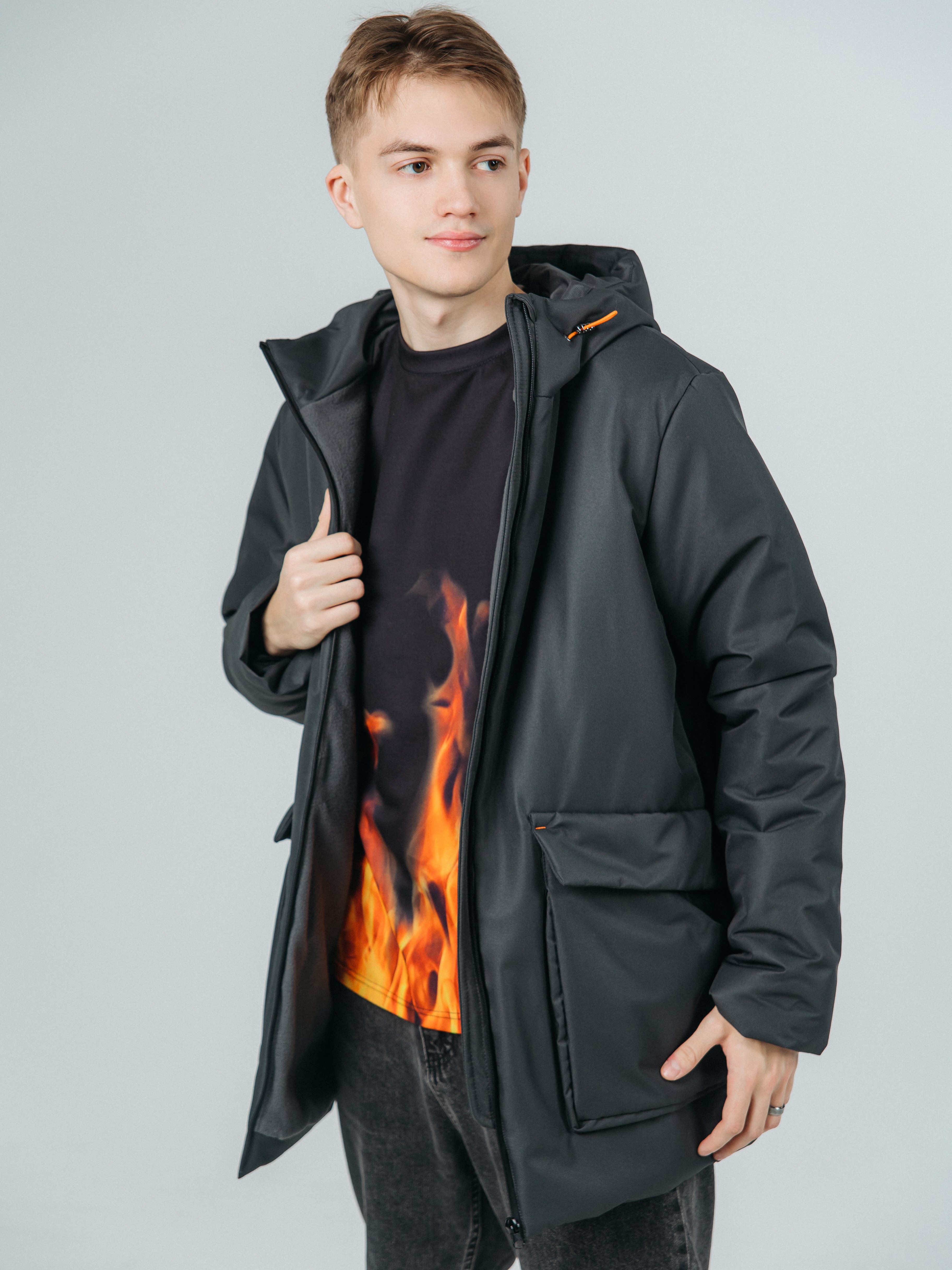 Куртка Аврора 1086-М/графит - фото 1