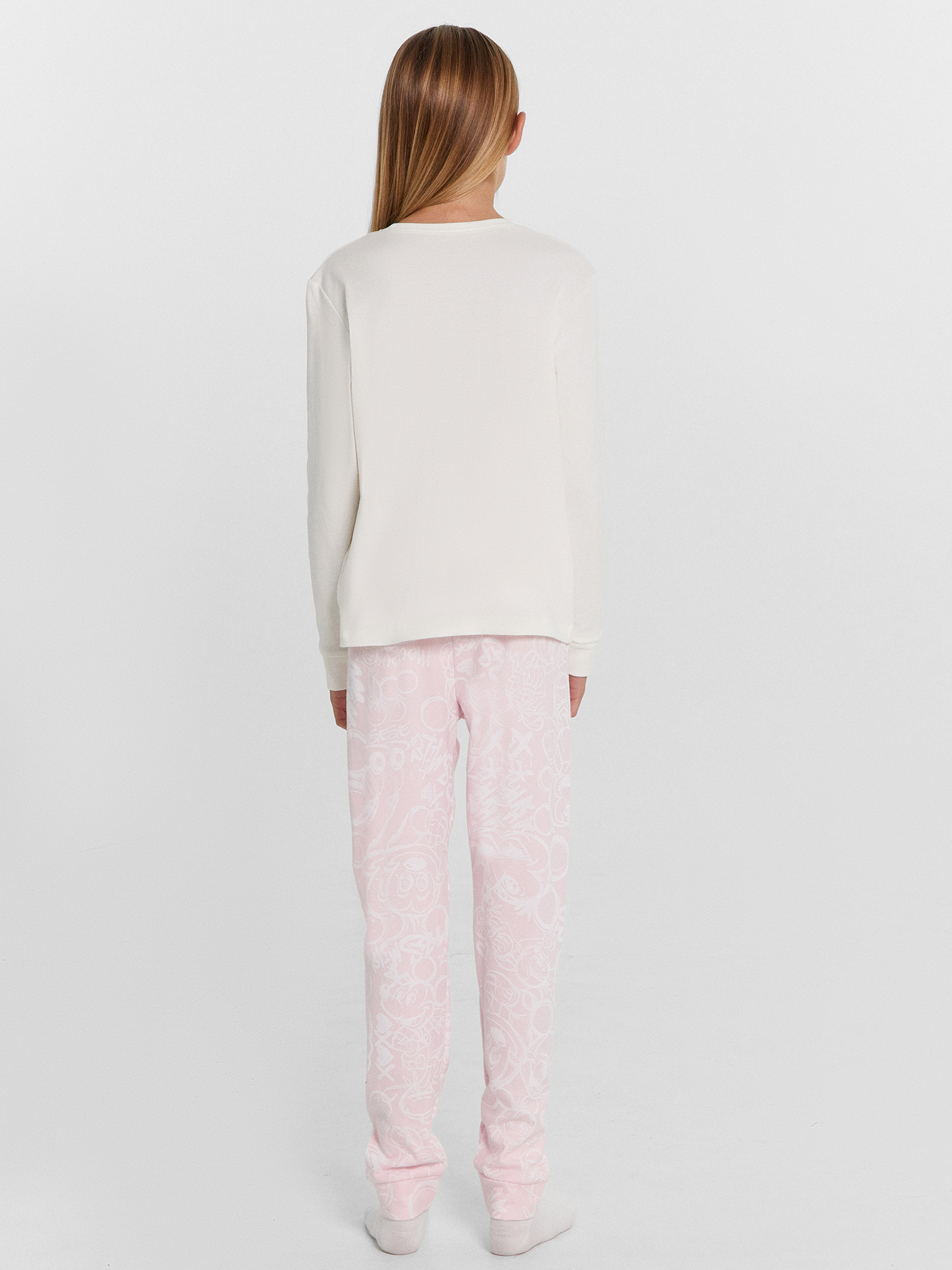 Пижама Mark Formelle (Марк Формэль) 567743/св.молочный +граффити на розовом - фото 3