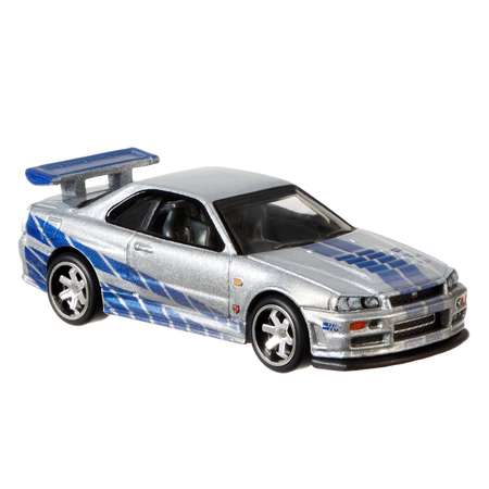 Автомобиль Hot Wheels Nissan 1:64 серебряный