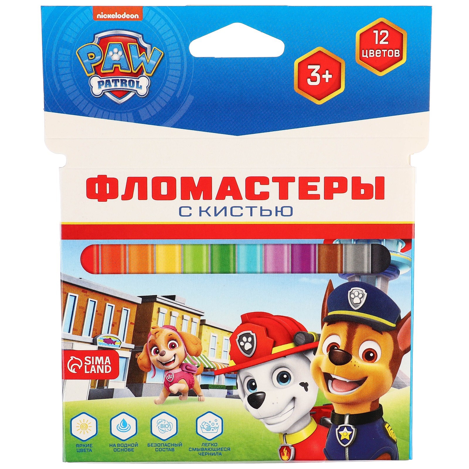 Фломастеры Paw Patrol 12 шт. - фото 11