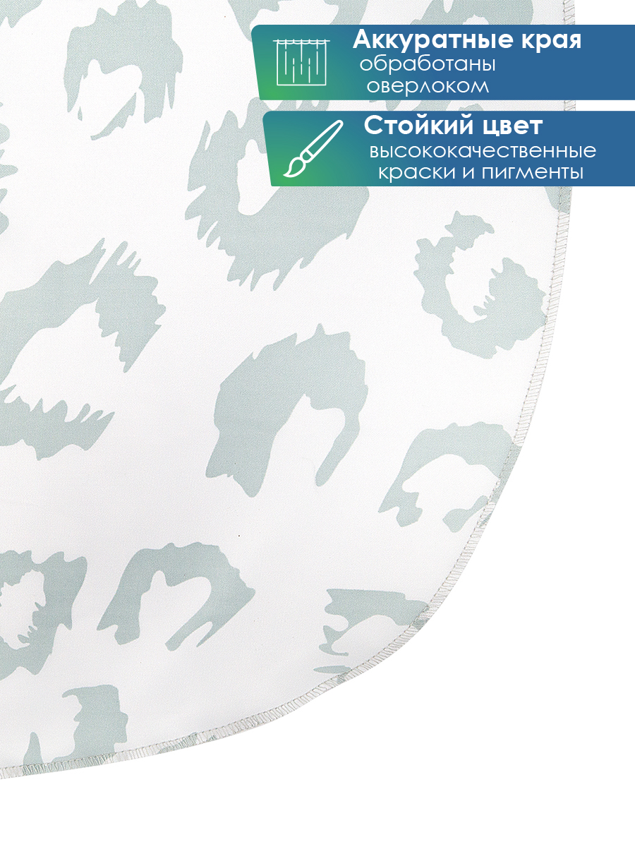 Штора для ванной комнаты и душа VILINA текстильная водоотталкивающая 180х180 см полиэстер - фото 5