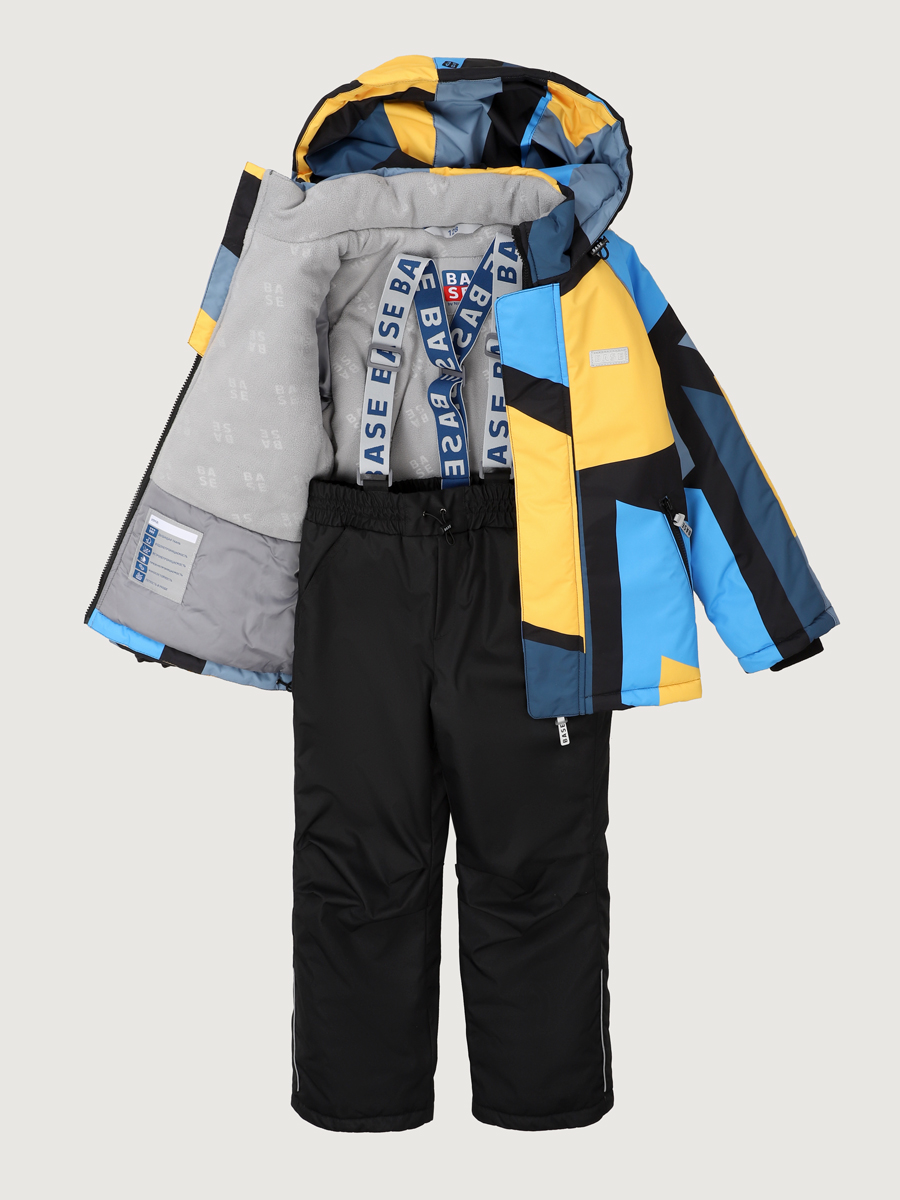 Куртка и брюки BASE by NIKASTYLE б7з10525 желтый/черный - фото 9