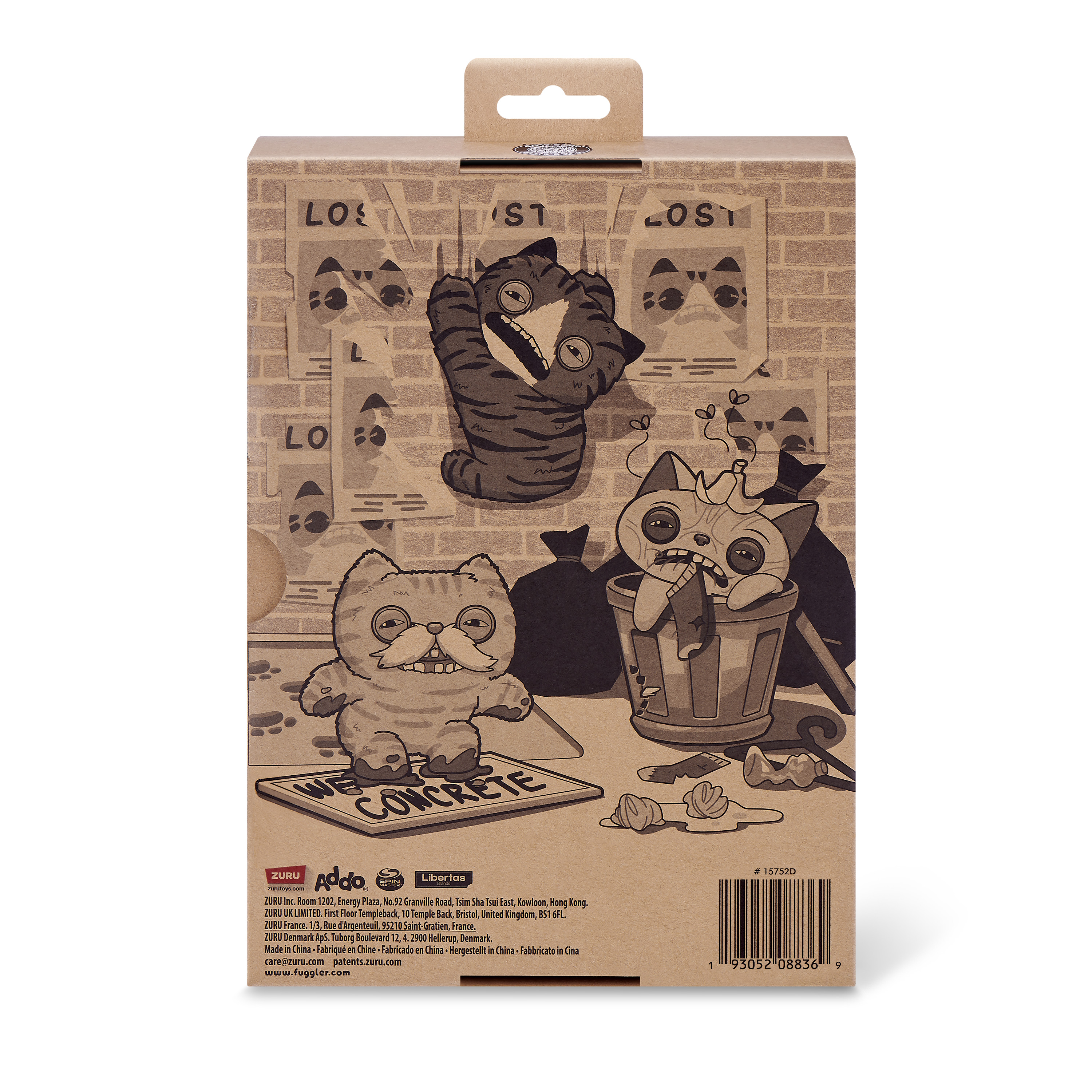 Мягкая игрушка Zuru FUGGLER Дикие коты Британский кот - фото 11