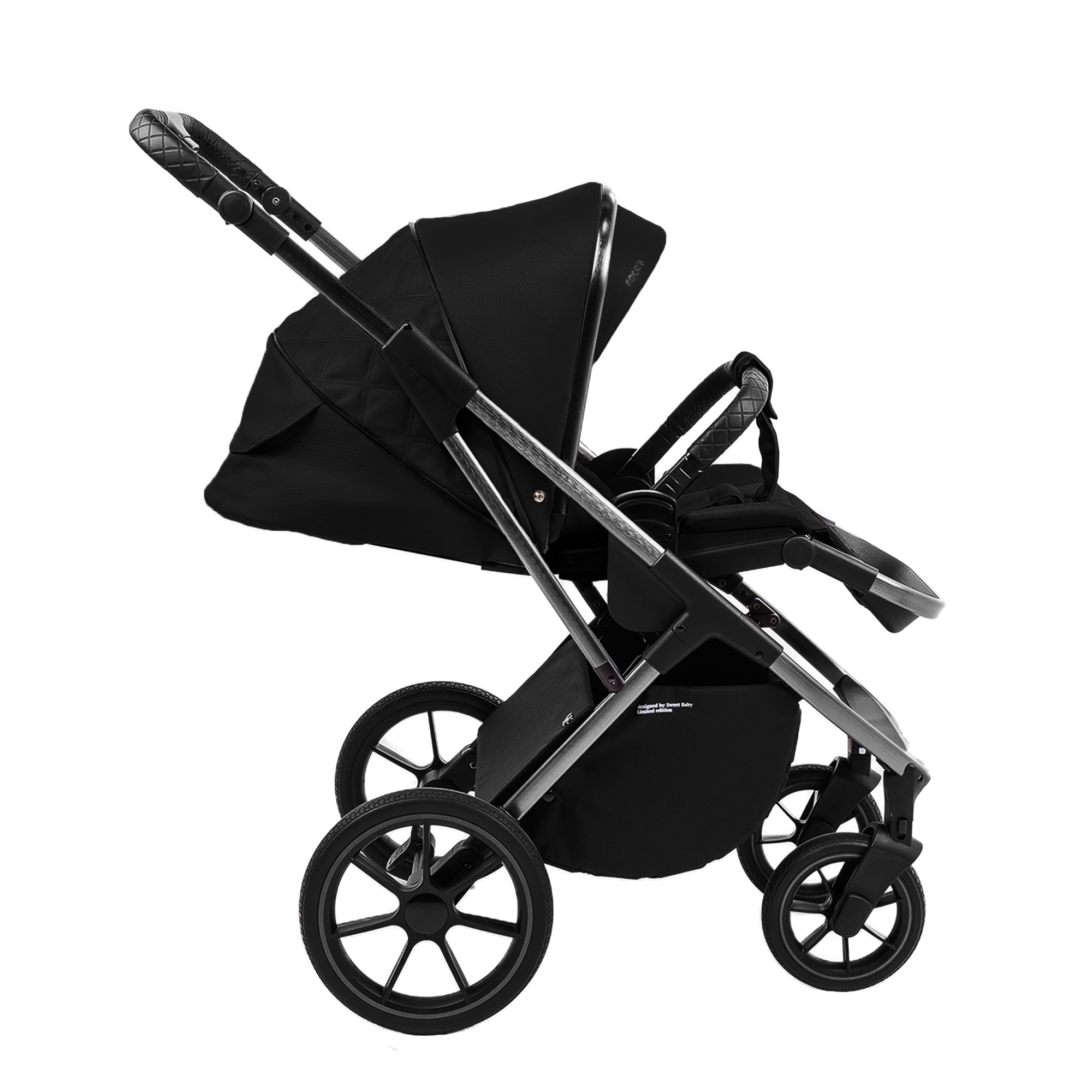 Коляска 2в1 Sweet Baby Rocco Black черный - фото 21