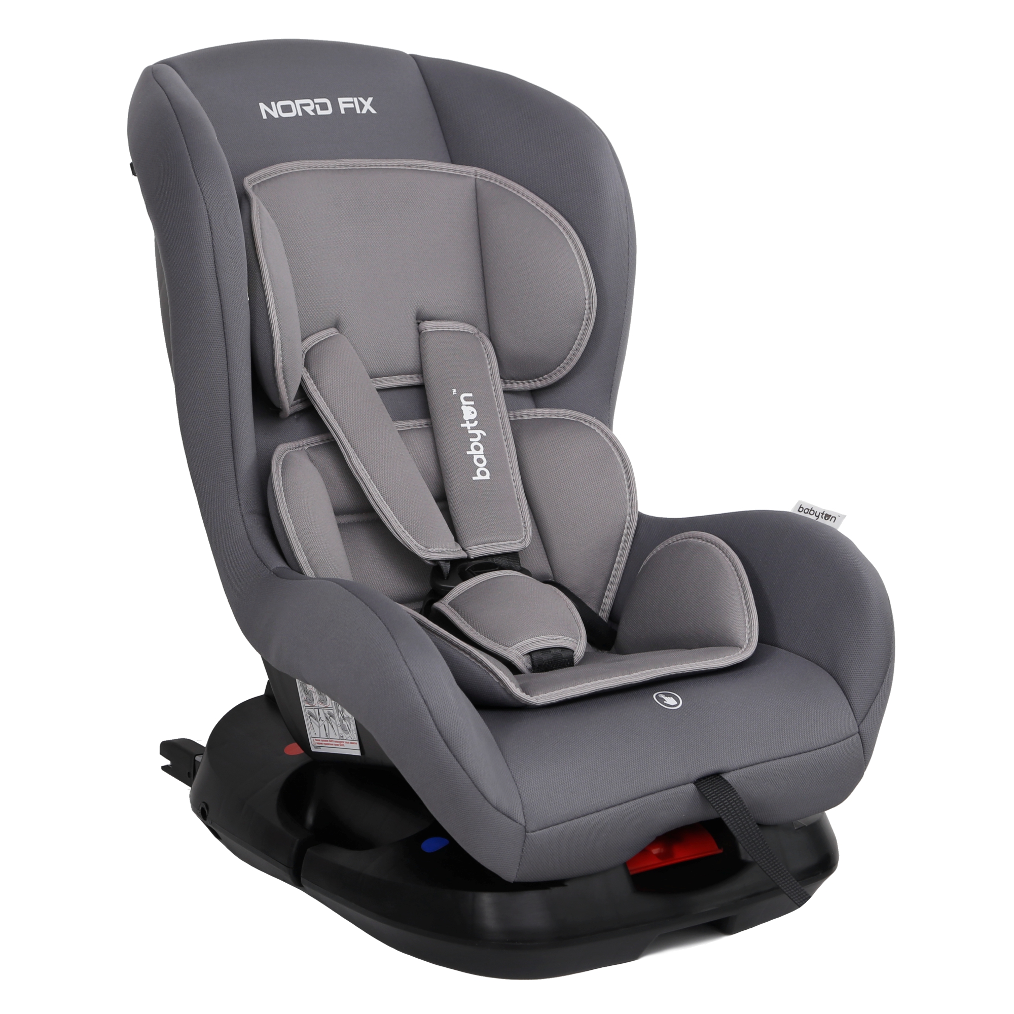 Автокресло Babyton Nord Fix Grey Isofix 0+/1 (0-18 кг) - фото 14