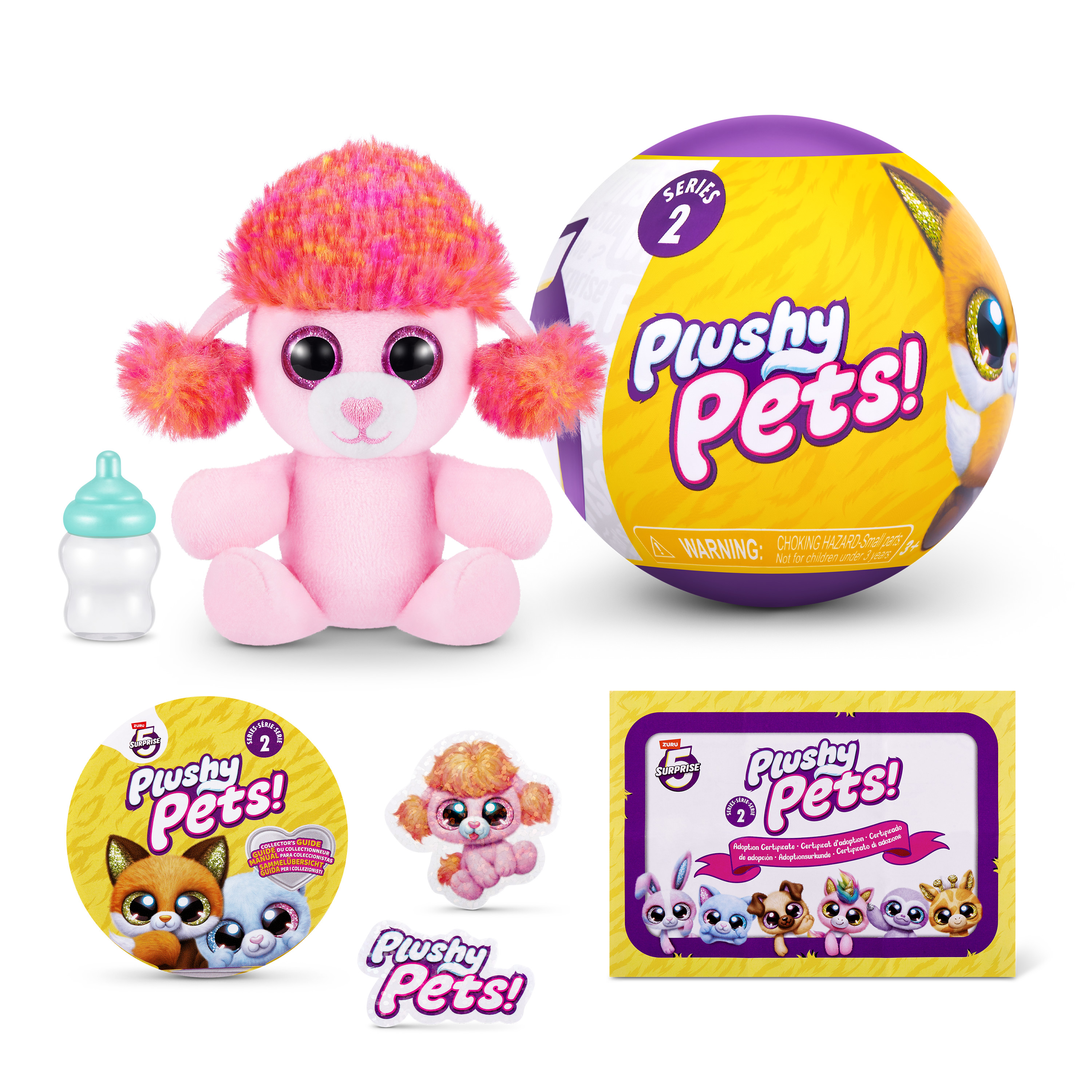 Игровой набор Zuru 5 surprise Plushy pets - фото 15