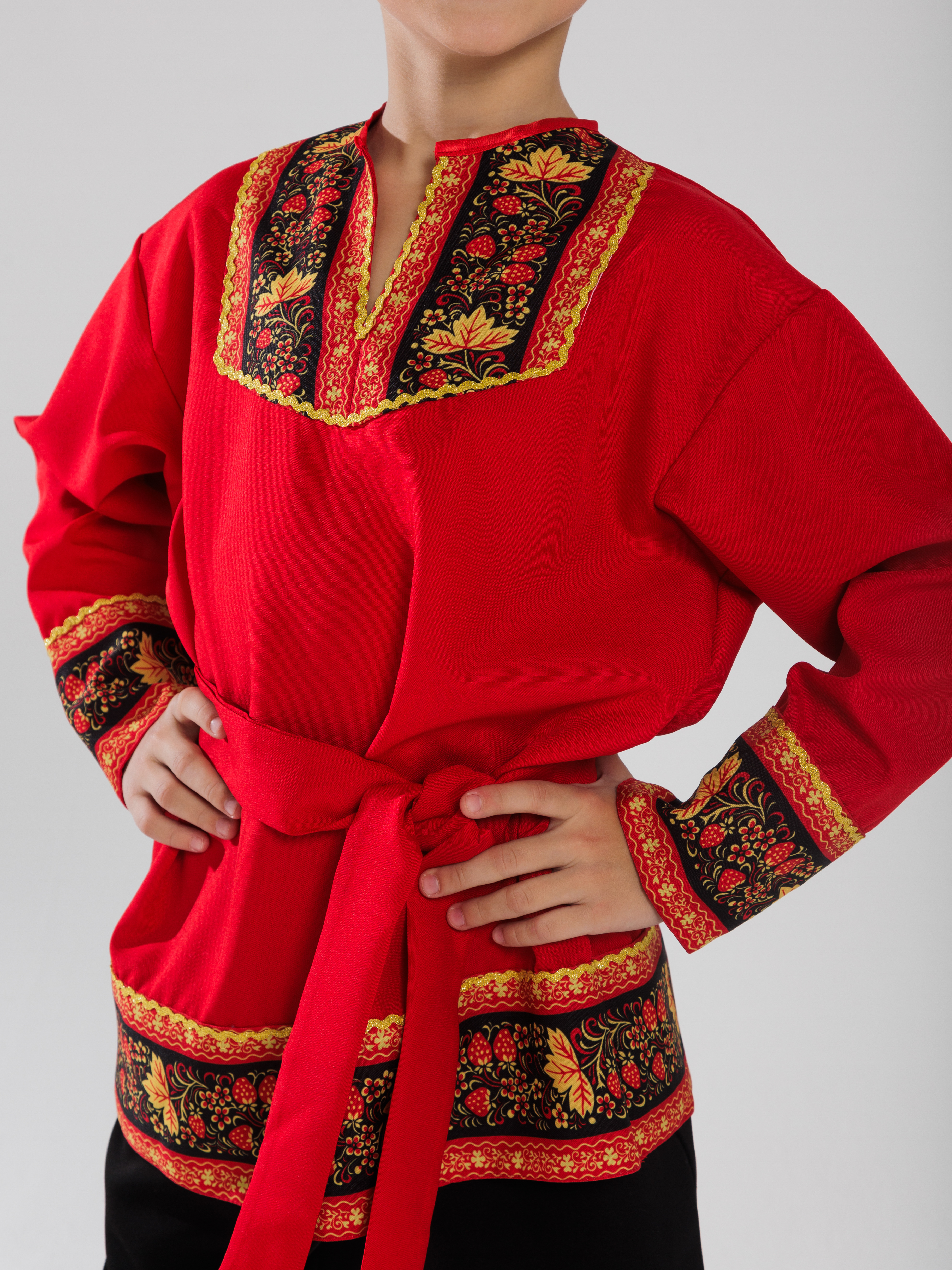 Рубашка русская народная Gala-Вальс С/Иван/красн/мальч - фото 6