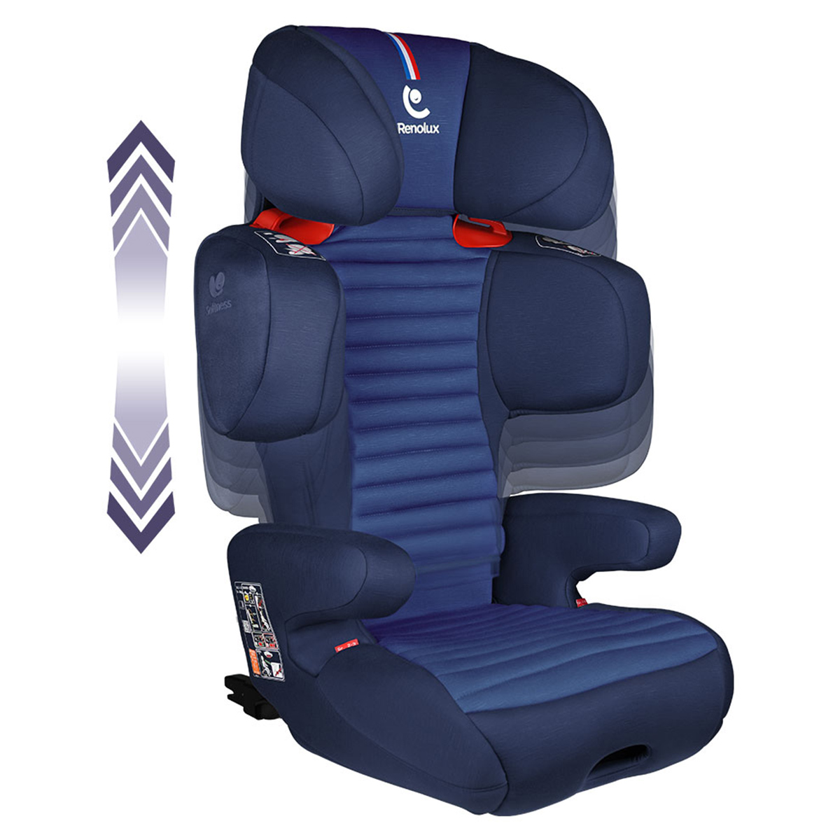 Автокресло Renolux Renofix ocean Isofix 2/3 (15-36 кг) - фото 6