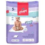 Пелёнки одноразовые Bella baby Happy 60х60 см 5 шт.