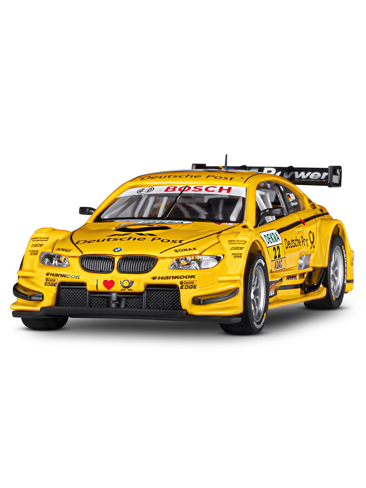 Автомобиль АВТОпанорама BMW M3 DTM 1:32 JB1251303 - фото 11
