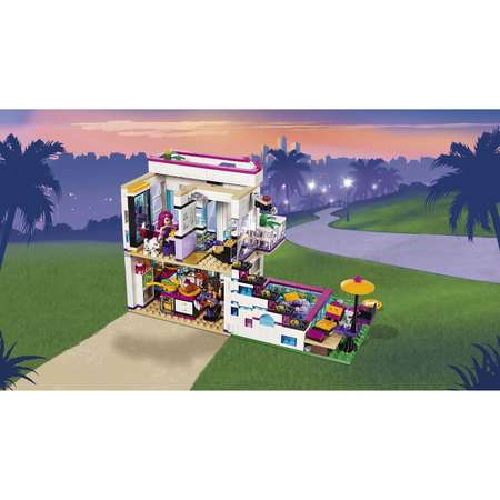 Конструктор LEGO Friends Поп-звезда: дом Ливи блочный