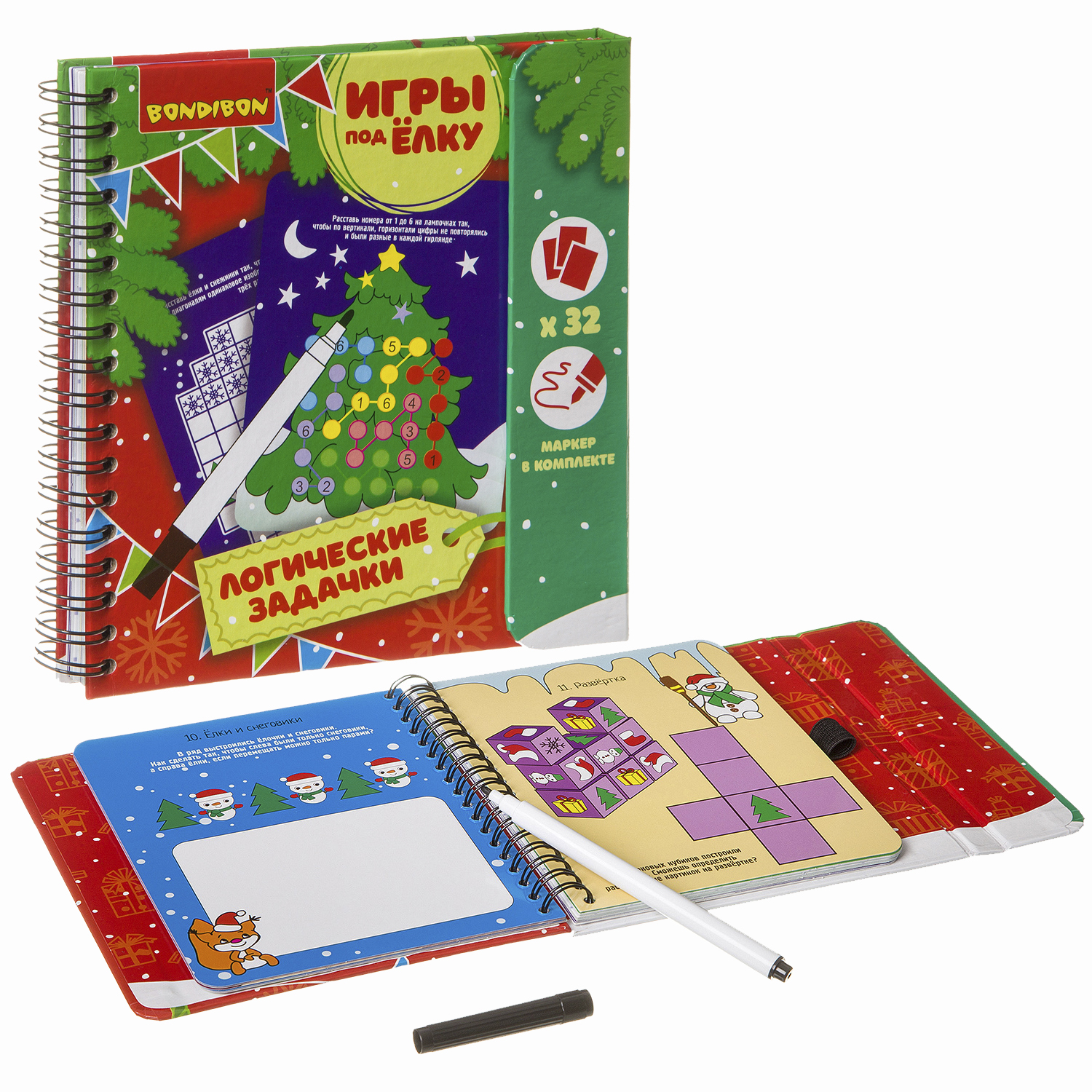 Настольная игра Bondibon в дорогу Логические задачки - фото 1