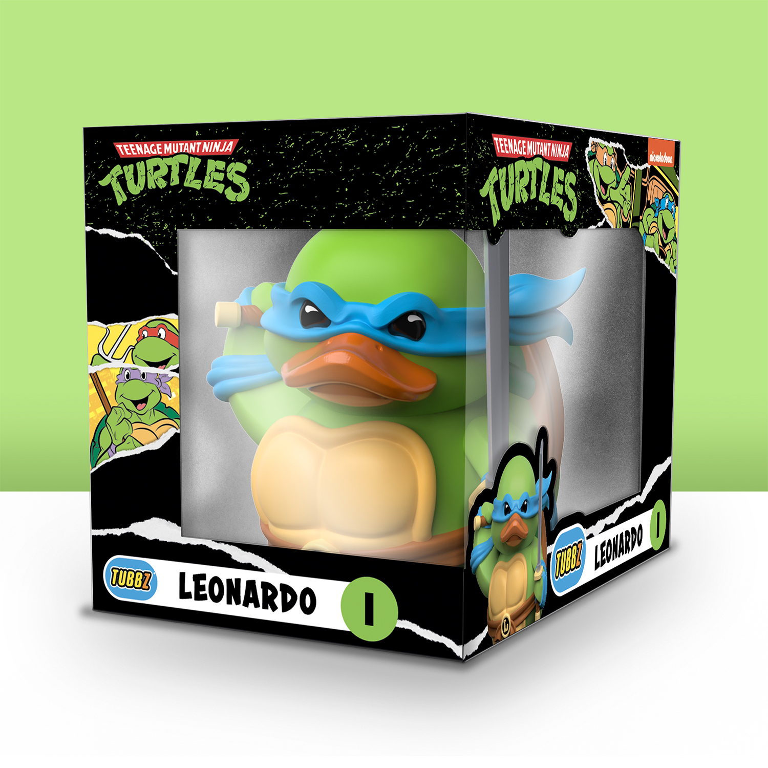 Фигурка Ninja Turtles(Черепашки Ниндзя) Утка Tubbz Леонардо Box - фото 2