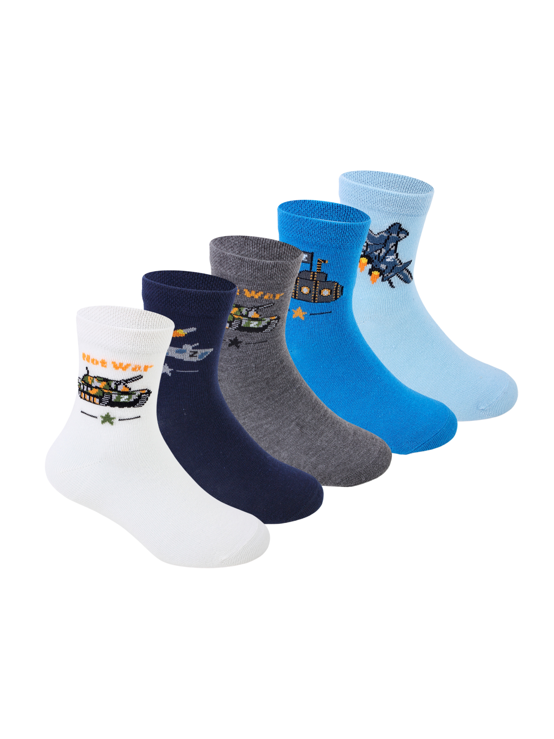 Носки 5 пар Little Mania ZW-3076-5MIX-1 - фото 1