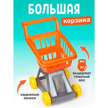 Игровой набор СТРОМ тележки и корзинки
