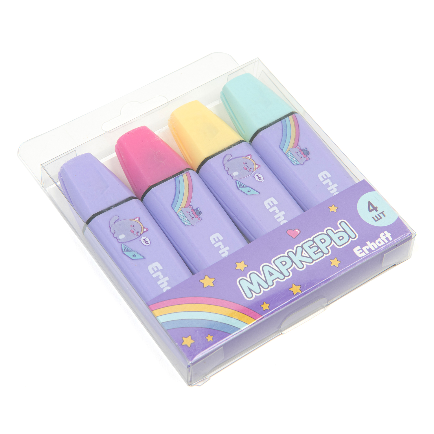 Маркеры Erhaft 4 шт. - фото 1
