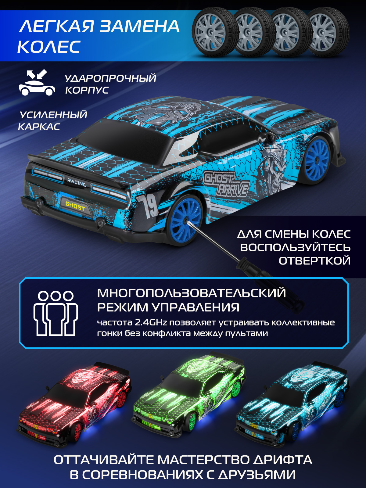 Внедорожник РУ AUTODRIVE 1:24 - фото 5