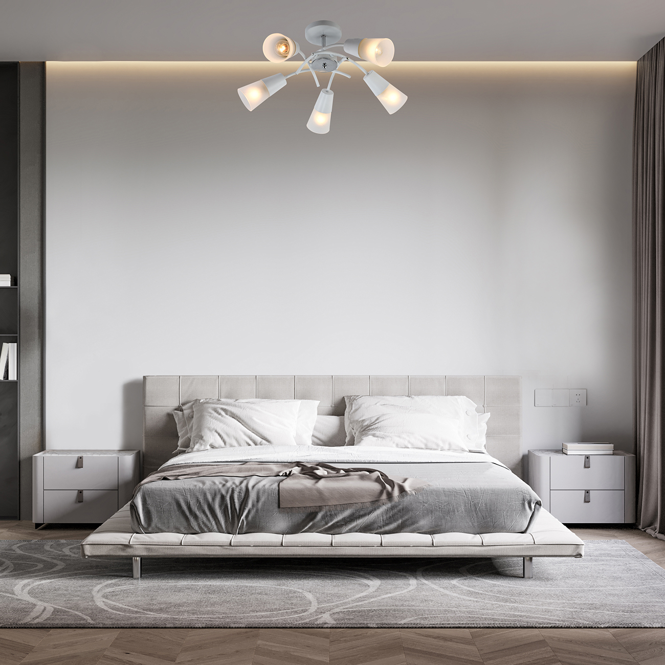 Люстра ESCADA Escada 1109/5P White/Chrome - фото 3