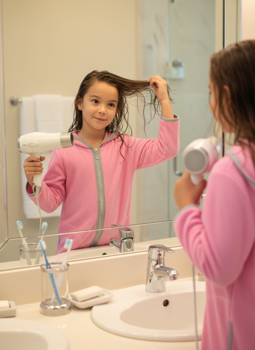 Халат Утенок 906 розовый - фото 2