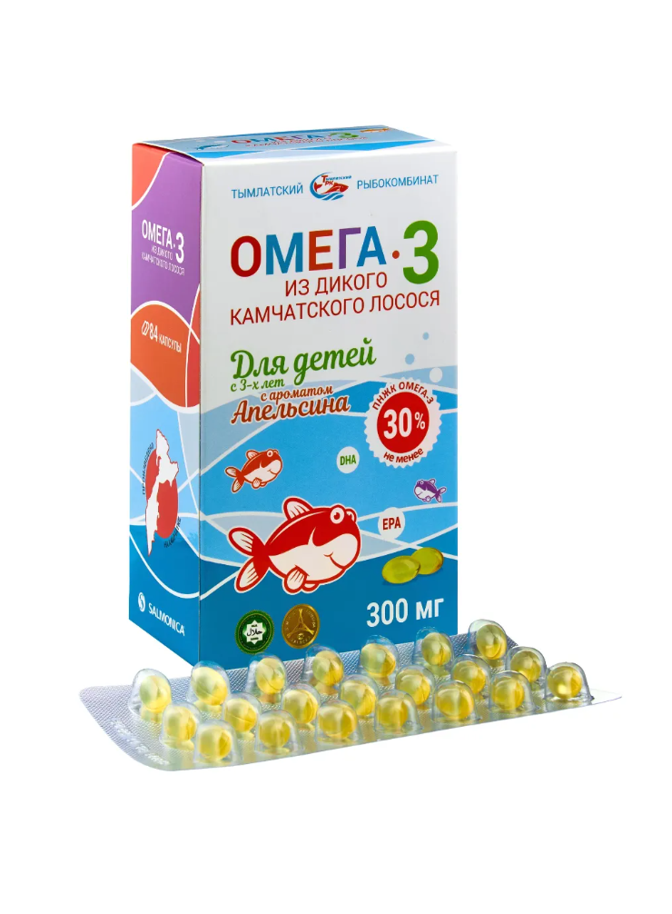 Омега 3 Тымлатский рыбокомбинат из дикого камчатского лосося - фото 1