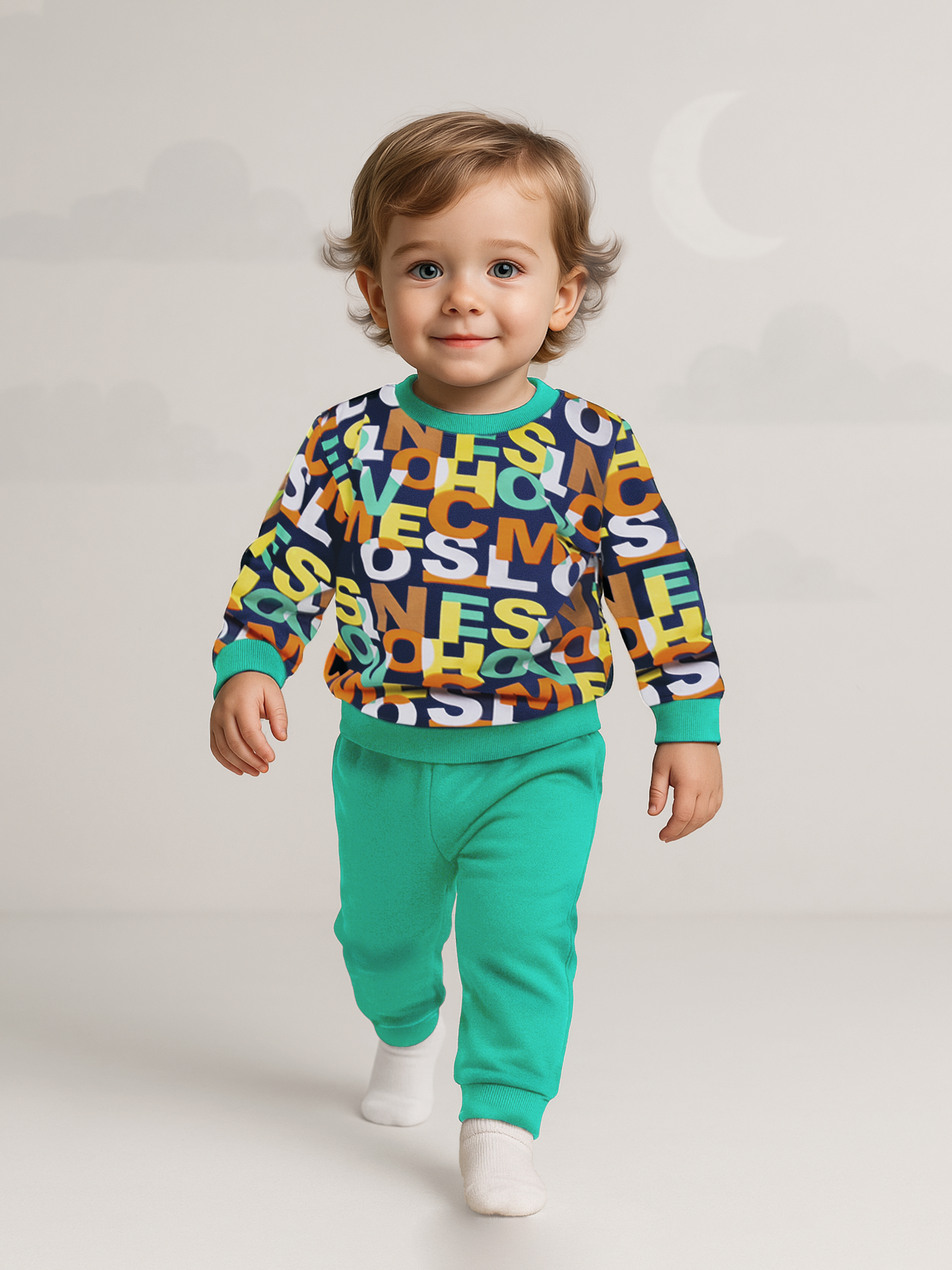 Свитшот и брюки Baby Stylе ММ108031 - фото 1