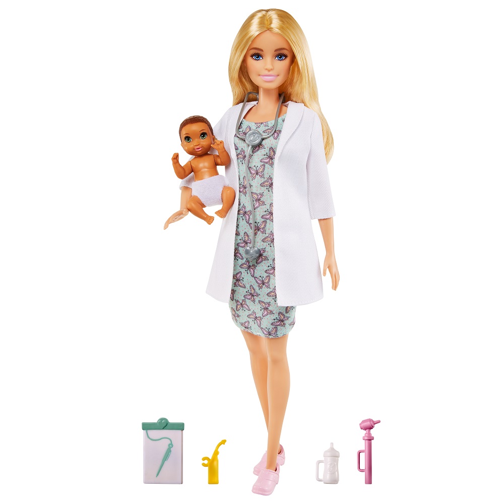 Кукла классическая Barbie Baby Doctor Детский врач GVK03 GVK03 - фото 4