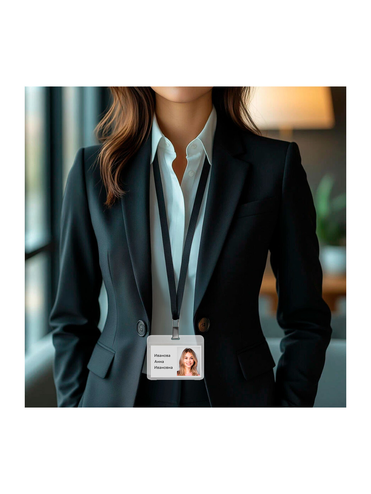 Бейдж Brauberg Горизонтальный - фото 10