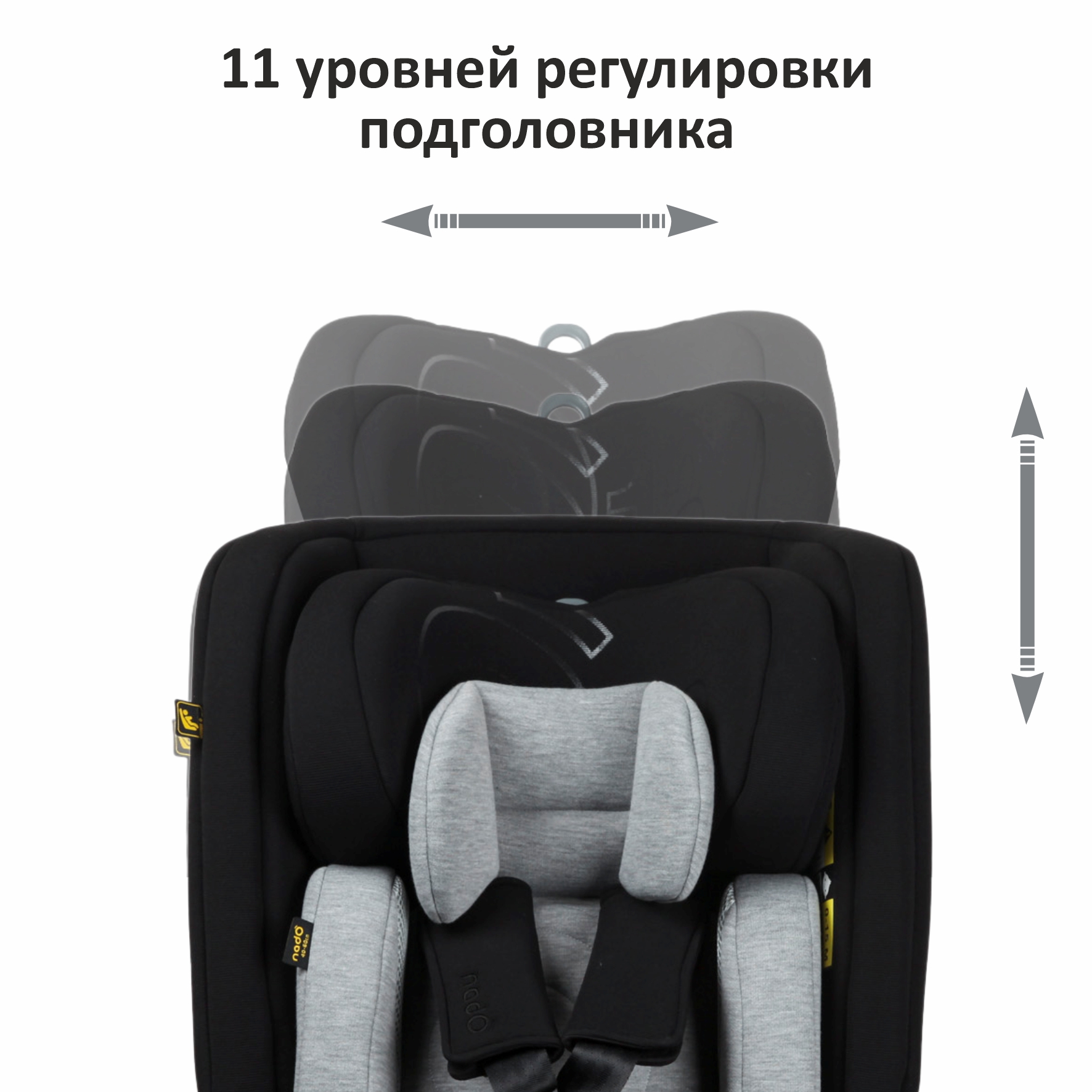 Автокресло nado Black currant Isofix 0+/1/2/3 (0-36 кг) - фото 6