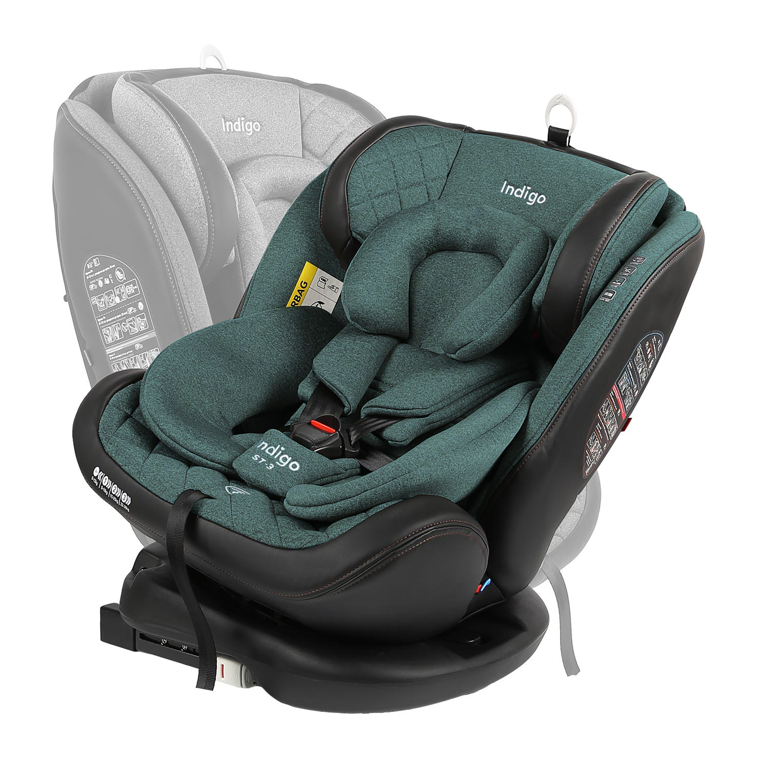 Автокресло Indigo Aero Isofix 0+/1/2/3 (0-36 кг) - фото 14