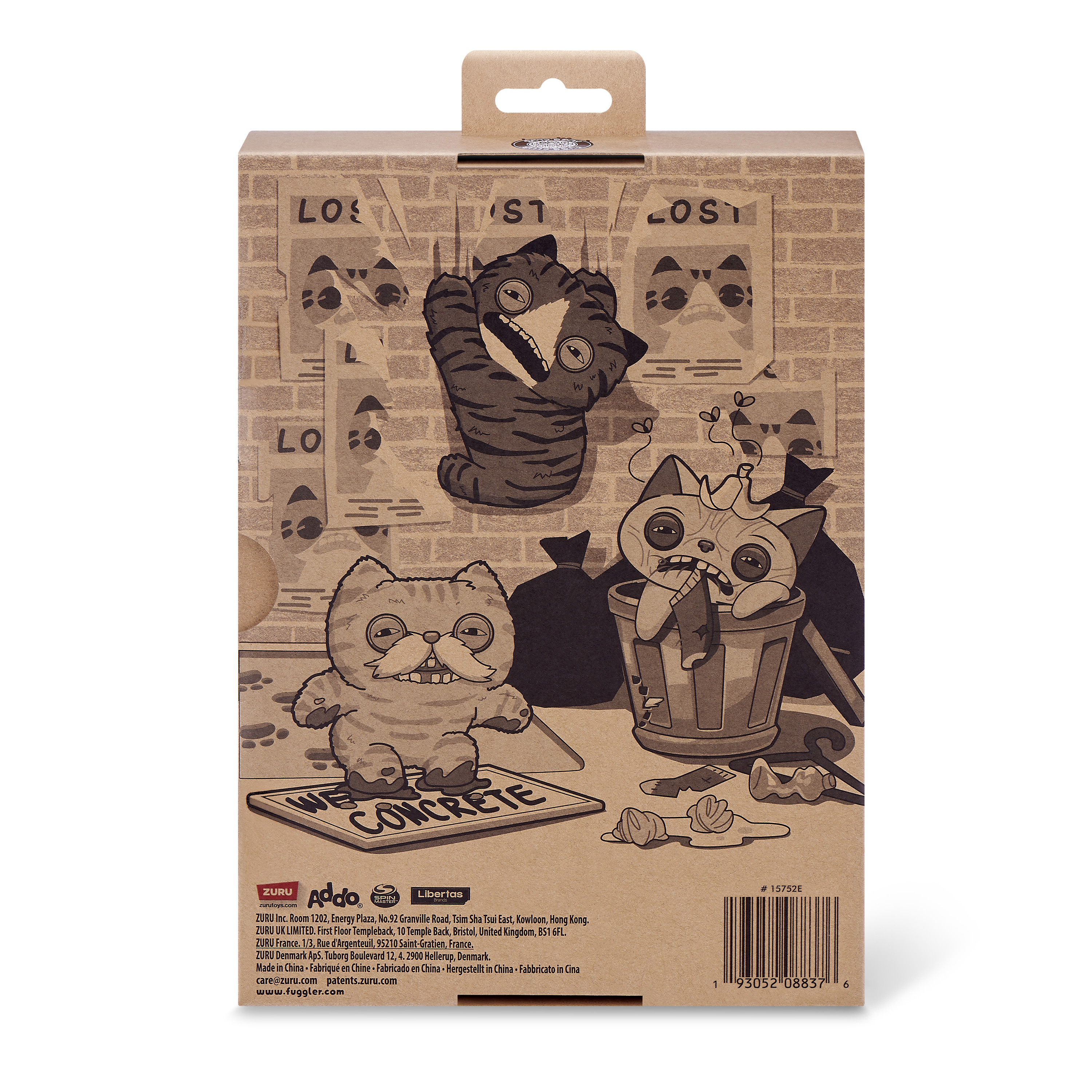 Мягкая игрушка Zuru FUGGLER Дикие коты Барсик - фото 11