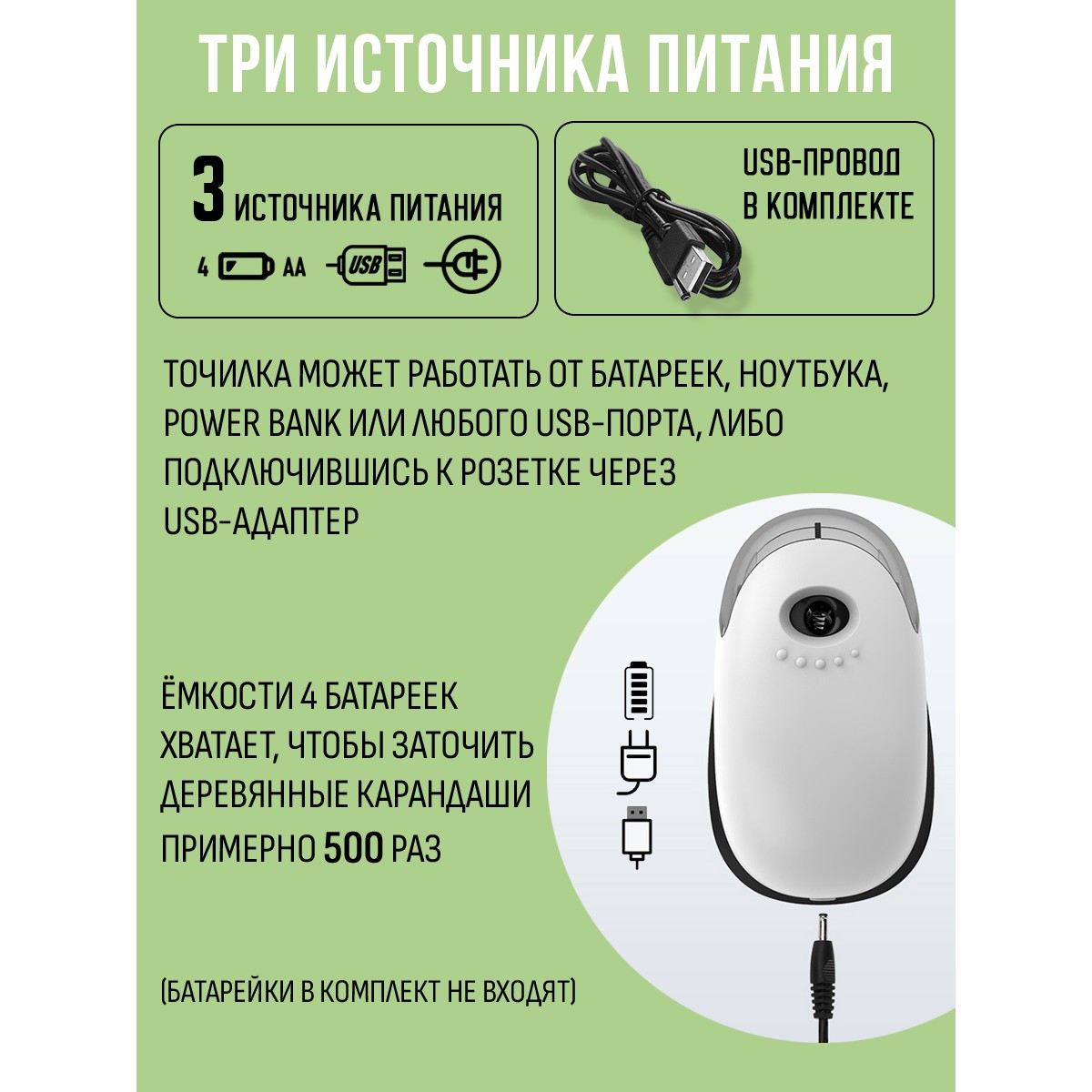 Точилка Orange Peel Черный - фото 5