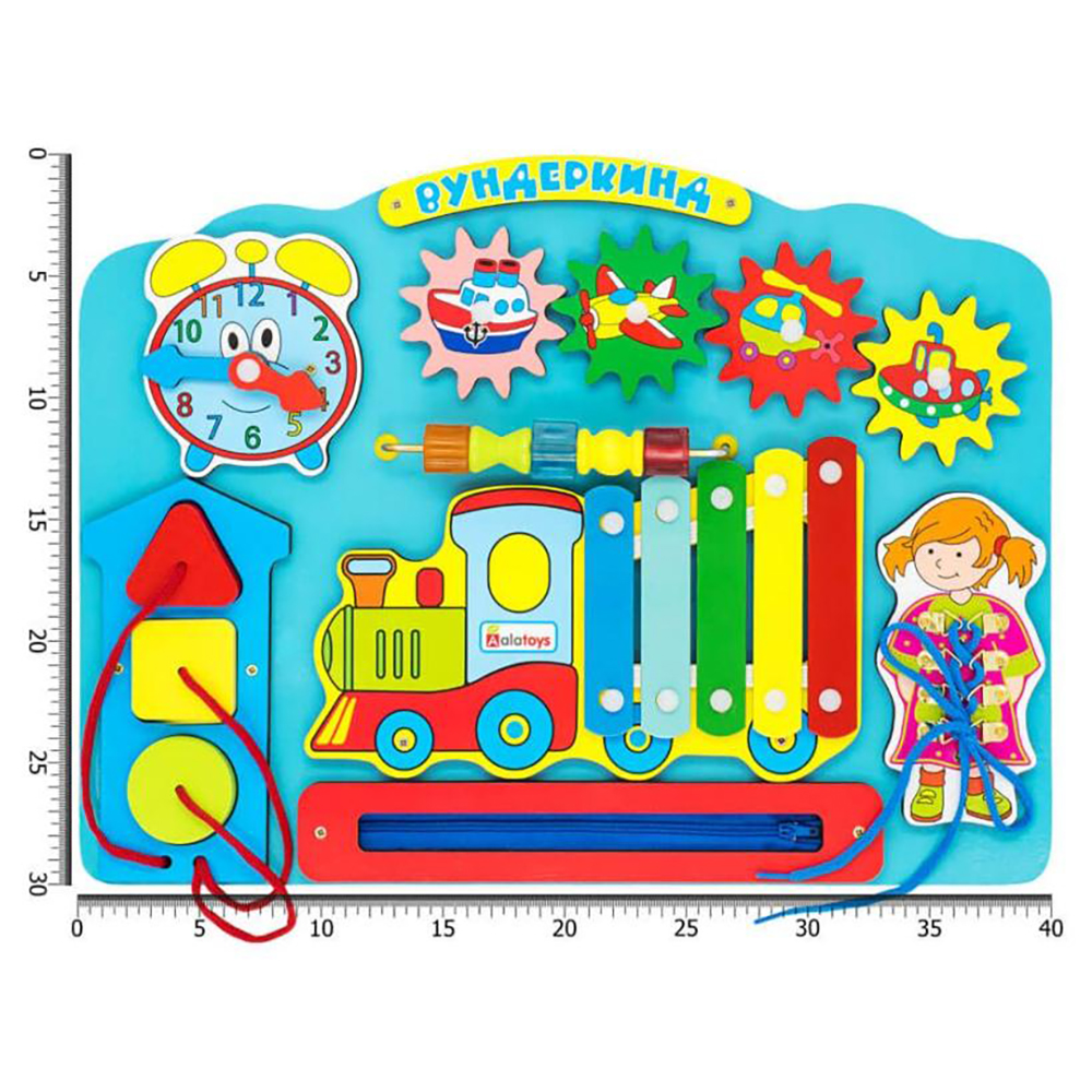 Игрушка Alatoys бизиборд - фото 6