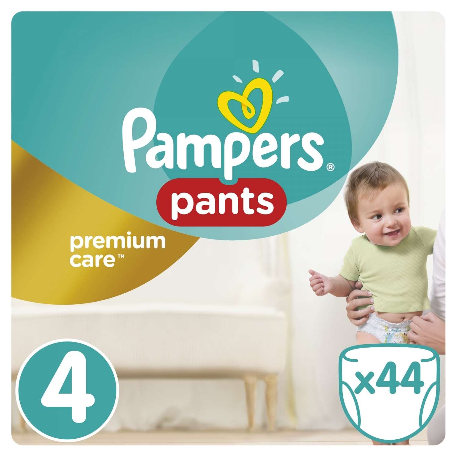 Трусики Pampers Premium Care 4 (9-14 кг) 44 шт. - фото 1