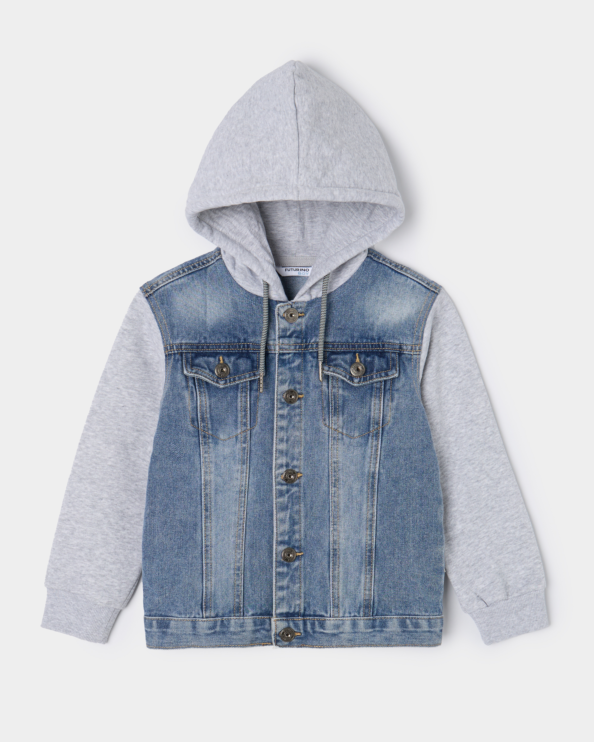 Джинсовая куртка Futurino S26FU1-B434kb-66GG - фото 2