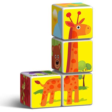Игрушка Татой кубики Животные