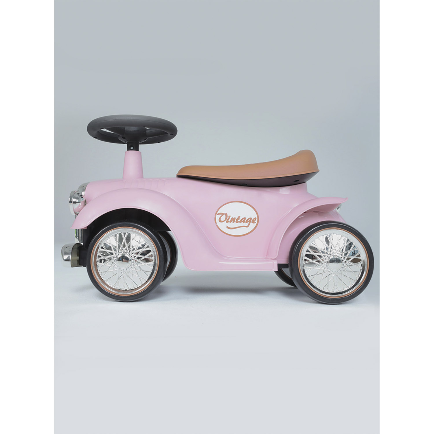 Каталка BabyCare ретро Gatsby розовый - фото 2