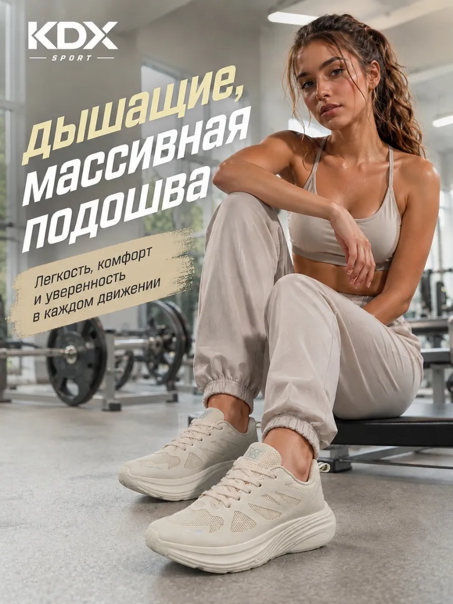 Кроссовки KDX WH-02 beige - фото 7