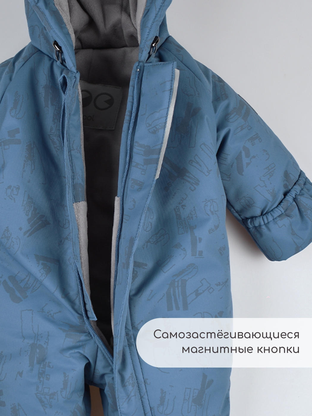 Комбинезон LEO 5010В_деним/серый - фото 8